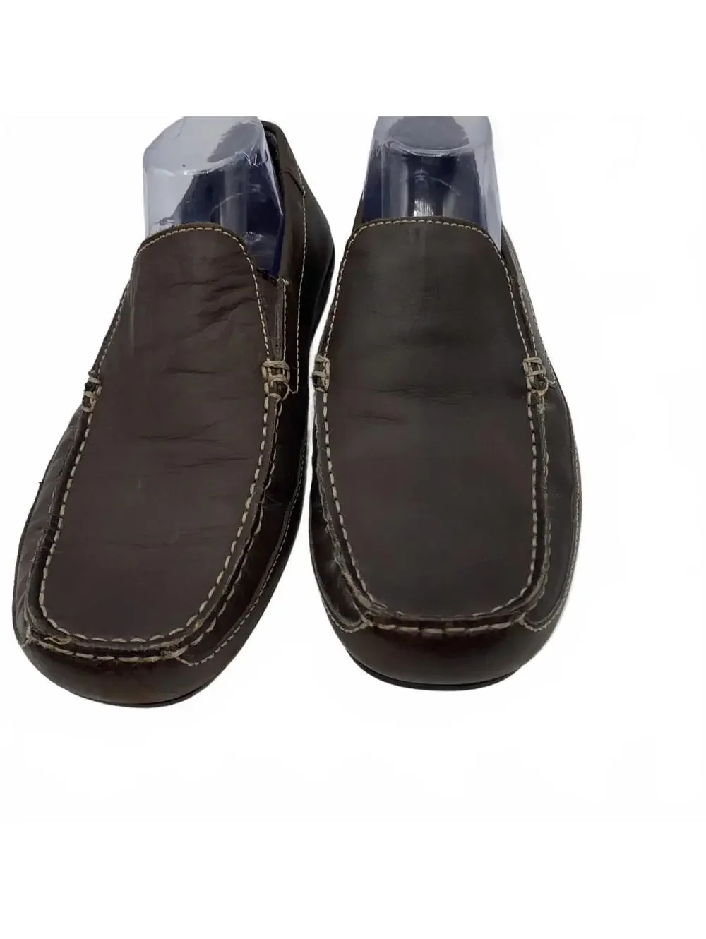 Rockport Loafer shoes Mens  A10689 Size 10 Brown Dress Shoes Flat Leather